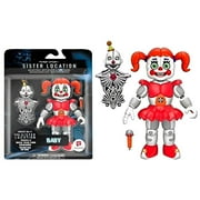 Five Nights at Freddy's FNAF Articulated Action Figure Toys, Five Nights at Freddy's Toys, FNAF Security Breach Series Action Figure Nightmare Freddy